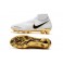 Men's Soccer Shoes - Nike Phantom Vision Elite DF FG White Gold
