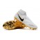 Men's Soccer Shoes - Nike Phantom Vision Elite DF FG White Gold
