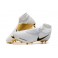 Men's Soccer Shoes - Nike Phantom Vision Elite DF FG White Gold