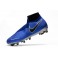 Nike Phantom Vision Elite DF FG Football Boots Racer Blue Metallic Silver Black Volt
