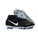 Men's Soccer Shoes - Nike Phantom Vision Elite DF FG Black Blue