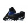 Men's Soccer Shoes - Nike Phantom Vision Elite DF FG Black Blue