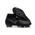 Men's Soccer Shoes - Nike Phantom Vision Elite DF FG All Black