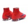 Nike New Mercurial Superfly FG Men's Firm-Ground Soccer Boots Bright Crimson Persian Violet Black