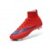Nike New Mercurial Superfly FG Men's Firm-Ground Soccer Boots Bright Crimson Persian Violet Black