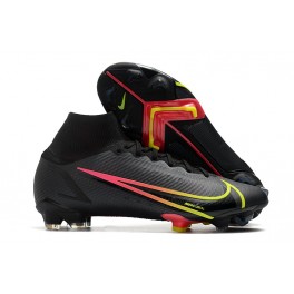 Nike Mercurial Superfly VIII Elite FG Boot Black Cyber Off Noir