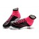 Nike Mercurial Superfly FG Soccer Cleats Cheap Shoes Black Hyper Pink