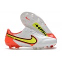 Nike Tiempo Legend 9 Elite FG New Motivation - White Volt Bright Crimson