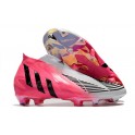 Adidas Predator Edge+ FG Soccer Cleats LZ+ Solar Pink Black White