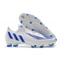 Adidas Predator Edge.1 Low FG Boots Diamond Edge - Footwear White Hi-Res Blue