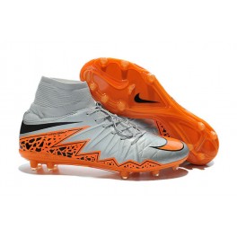 Mens Nike HyperVenom Phantom 2 FG Soccer Shoes ACC Wolf Grey Orange Black