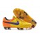 2015 Men's Soccer Boots Nike Tiempo Legend V FG Laser Orange Persian Violet Total Orange Violet