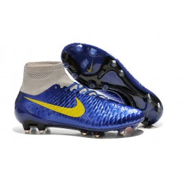 blue and yellow cleats