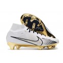 Nike Zoom Mercurial Superfly IX Elite FG White Gold Black