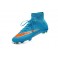 Nike Mercurial Superfly FG Soccer Cleats Cheap Shoes Blue Orange