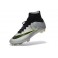 2015 Nike Men's Mercurial Superfly FG Football Cleats Silvery Green Black