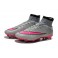 Nike Mercurial Superfly FG Soccer Cleats Cheap Shoes Grey Black Pink