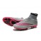 Nike Mercurial Superfly FG Soccer Cleats Cheap Shoes Grey Black Pink