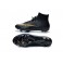 Nike New Mercurial Superfly FG Men's Firm-Ground Soccer Boots Gold Black