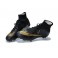 Nike New Mercurial Superfly FG Men's Firm-Ground Soccer Boots Gold Black