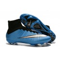 Nike Mercurial Superfly FG Soccer Cleats Cheap Shoes Blue White Black