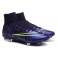 Nike Mercurial Superfly FG Soccer Cleats Cheap Shoes Leather FG Power Clash Green Purple