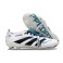 2025 Adidas Predator Elite Foldover Tongue FG White Black Cyan 2025 Adidas Predator Elite Foldover Tongue FG