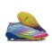 Adidas F50 Elite Mid-Cut FG Cleat Celestial Victory - Blue Fusion Lucid Lemon Lucid Pink