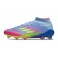 Adidas F50 Elite Mid-Cut FG Cleat Celestial Victory - Blue Fusion Lucid Lemon Lucid Pink