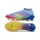Adidas F50 Elite Mid-Cut FG Cleat Celestial Victory - Blue Fusion Lucid Lemon Lucid Pink