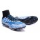 2015 Nike Men's Mercurial Superfly FG Football Cleats Leopard Blue White Black