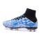 2015 Nike Men's Mercurial Superfly FG Football Cleats Leopard Blue White Black