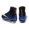 Nike New Mercurial Superfly FG Men's Firm-Ground Soccer Boots Leopard Blue Volt Black