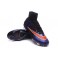 Nike New Mercurial Superfly FG Men's Firm-Ground Soccer Boots Leopard Purple Black Red
