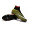 Nike New Mercurial Superfly FG Men's Firm-Ground Soccer Boots Volt Red Black White
