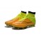 2015 Nike Men's Mercurial Superfly FG Football Cleats Leather Yellow Volt Black