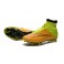 2015 Nike Men's Mercurial Superfly FG Football Cleats Leather Yellow Volt Black
