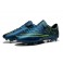 Men's New Soccer Shoes Nike Mercurial Vapor X FG Squadron Blue Black Volt