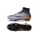 Nike New Mercurial Superfly FG Men's Firm-Ground Soccer Boots CR500 Silvery Black Gold