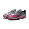 New Nike Mercurial Vapor X FG Soccer Shoes Wolf Grey Hyper Pink Black