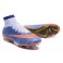 2016 Nike Men's Mercurial Superfly FG Football Cleats Blue Orange White