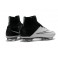 Nike New Mercurial Superfly FG Men's Firm-Ground Soccer Boots Leather Black White