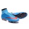 Nike New Mercurial Superfly FG Men's Firm-Ground Soccer Boots Blue Red Black