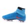Nike New Mercurial Superfly FG Men's Firm-Ground Soccer Boots Blue Red Black