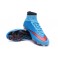 Nike New Mercurial Superfly FG Men's Firm-Ground Soccer Boots Blue Red Black
