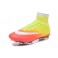 Nike New Mercurial Superfly FG Men's Firm-Ground Soccer Boots Yellow Orange White Black