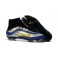 Nike New Mercurial Superfly Heritage FG Men's Firm-Ground Soccer Boots Black Silvery Blue Yellow
