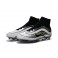 Nike Mercurial Superfly FG Soccer Cleats Cheap Shoes Silvery Black Volt 