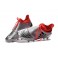 NEW! Adidas X 16+ Purechaos FG/AG - Soccer Cleats Silver Metallic Core Black Solar Red