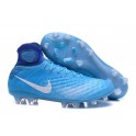 Men's Nike Magista Obra II FG Soccer Shoes - New Bleu Blanc